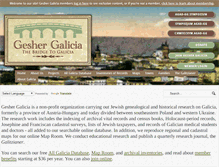 Tablet Screenshot of geshergalicia.org